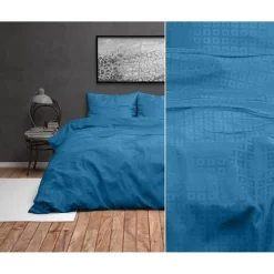 Dekbedovertrekken*Beddenbriljant Axel Turquoise