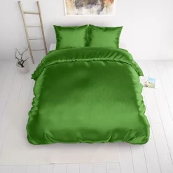 Dekbedovertrekken*Beddenbriljant Beauty Skin Care Green Glanssatijn