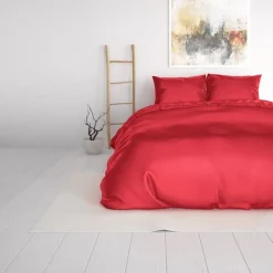 Dekbedovertrekken*Beddenbriljant Beauty Skin Care Red glanssatijn