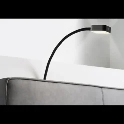 Verlichting*Beddenbriljant Bedlamp Straight Zwart (2 st.) incl. USB + Trafo + verdeler
