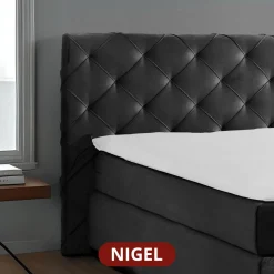 Boxspring Met Tv Lift|Boxspring Zonder Matras*Beddenbriljant Boxspring met opbergruimte - Incl. Antislip matrassen - Stel zelf samen