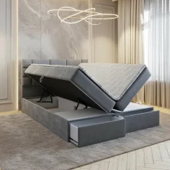 Boxspring Met Opbergruimte*Beddenbriljant Boxspring Brick met Lade & Opbergruimte