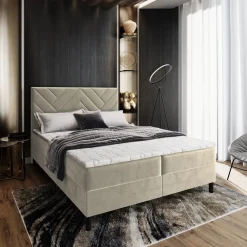Boxspring Met Tv Lift|Boxspring Met Opbergruimte*Beddenbriljant Boxspring Chevron met Opbergruimte