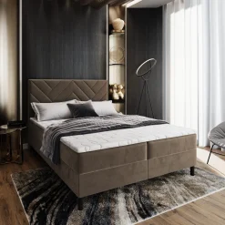 Boxspring Met Tv Lift|Boxspring Met Opbergruimte*Beddenbriljant Boxspring Chevron met Opbergruimte