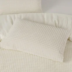 Dekbedovertrekken*Beddenbriljant Check Teddy crème