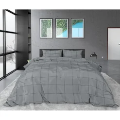 Dekbedovertrekken*Beddenbriljant Deep check Grey