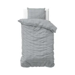 Dekbedovertrekken*Beddenbriljant Deep check Grey
