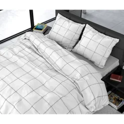 Dekbedovertrekken*Beddenbriljant Deep check White