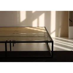 Bedframe*Beddenbriljant 2dekans Bedframe Metaal 160 x 200 Zwart - Niet in originele verpakking