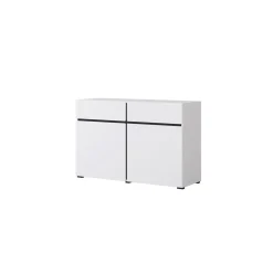 Dressoirs*Beddenbriljant Dressoir Crotone - 2-deurs incl. 2 lades - Wit