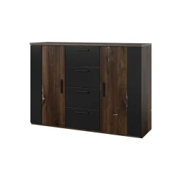 Dressoirs*Beddenbriljant Dressoir Siena – Walnoot