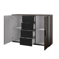 Dressoirs*Beddenbriljant Dressoir Siena – Walnoot