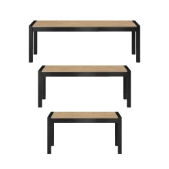 Eettafels*Beddenbriljant Eettafel Akven - Uitschuifbaar - Wotan Eiken