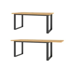 Eettafels*Beddenbriljant Eettafel Halmstad - Uitschuifbaar - Wotan Eiken