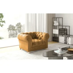 Fauteuils*Beddenbriljant Fauteuil Chicago - Ruime keuze in stof en kleur