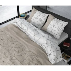 Dekbedovertrekken*Beddenbriljant FL Gino Taupe - flanel