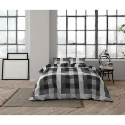 Dekbedovertrekken*Beddenbriljant Fl Steef Anthracite