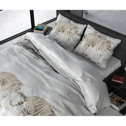 Dekbedovertrekken*Beddenbriljant FL Winter Tiger White - flanel