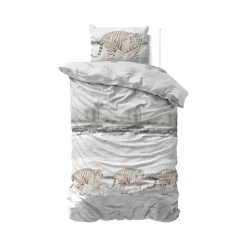 Dekbedovertrekken*Beddenbriljant FL Winter Tiger White - flanel