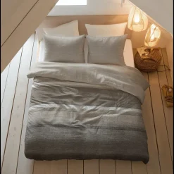 Dekbedovertrekken*Beddenbriljant Flanel Stone Stripe Taupe