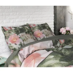 Dekbedovertrekken*Beddenbriljant Flower Fashion Art Green