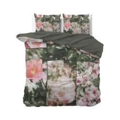 Dekbedovertrekken*Beddenbriljant Flower Fashion Art Green