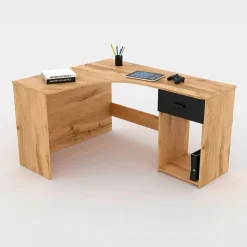 Bureaus*Beddenbriljant Hoekbureau Corsa - Wotan Eiken