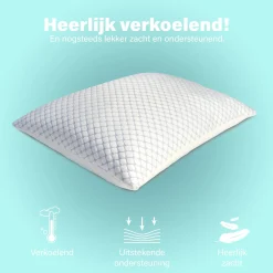 Hoofdkussens*Beddenbriljant Hoofdkussen CloudyDream | Memory Foam | Cooling | verstelbaar