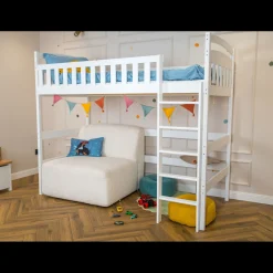 Hoogslaper|Kinderbed*Beddenbriljant Hoogslaper Mila - Kinderbed - Leverbaar in 10 kleuren!