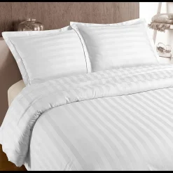 Dekbedovertrekken*Beddenbriljant Hotel Stripe Wit