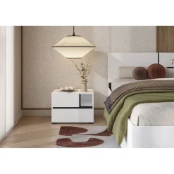 Houten Bed*Beddenbriljant Houten Bed Crotone - Wit - Bedframe