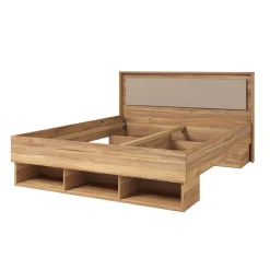 Houten Bed*Beddenbriljant Houten Bed Imola - Wotan Eiken - Bedframe