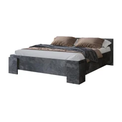 Houten Bed*Beddenbriljant Houten Bed Nîmes - Marmer - Bedframe