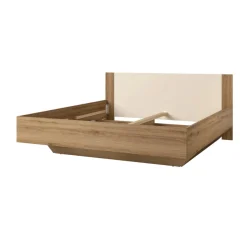 Houten Bed*Beddenbriljant Houten Bed Verdal - Wotan Eiken - Bedframe
