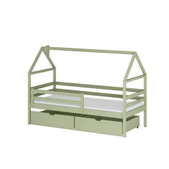 Kinderbed*Beddenbriljant Huisbed met Lades Aaron - Leverbaar in 8 kleuren!