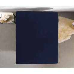 Matras Hoeslakens*Beddenbriljant Jersey Matras Hoeslaken 135 gr Indigo Blue