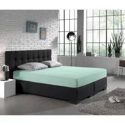 Matras Hoeslakens*Beddenbriljant Jersey Matras Hoeslaken 135 gr Pastel Blue