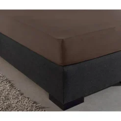 Matras Hoeslakens*Beddenbriljant Jersey Matras Hoeslaken 135 gr Deep Taupe