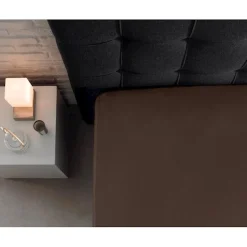 Matras Hoeslakens*Beddenbriljant Jersey Matras Hoeslaken 135 gr Deep Taupe