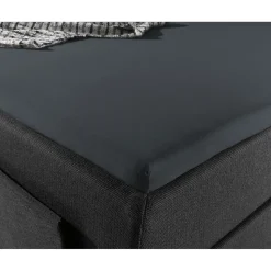 Splittopper Hoeslakens*Beddenbriljant Jersey Splittopper Hoeslaken Antraciet