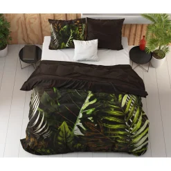 Dekbedovertrekken*Beddenbriljant Jungle Art 2 | Taupe