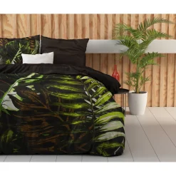 Dekbedovertrekken*Beddenbriljant Jungle Art 2 | Taupe