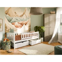 Kinderbed*Beddenbriljant Kajuitbed met lade Gino - Kinderbed - Leverbaar in 8 kleuren!