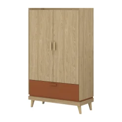 Linnenkasten*Beddenbriljant Linnenkast Skagen - Eiken - 2-Deurs met Lade