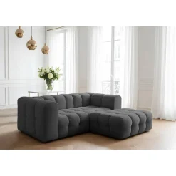 L-Banken*Beddenbriljant Loungebank Belfast Mini – Linker of Rechter loungegedeelte – Ruime keuze in stoffen en kleuren