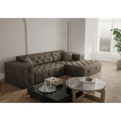 L-Banken*Beddenbriljant Loungebank Malibu – Linker of Rechter loungegedeelte – Ruime keuze in stoffen en kleuren