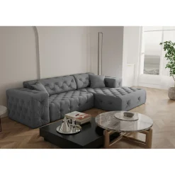 L-Banken*Beddenbriljant Loungebank Malibu – Linker of Rechter loungegedeelte – Ruime keuze in stoffen en kleuren