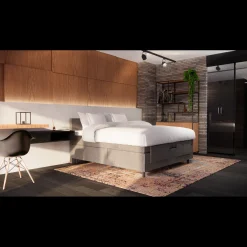 Boxspring Met Tv Lift|Elektrische Boxspring*Beddenbriljant Luxe Elektrische Boxspring Saffier vanaf €599,-