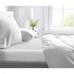 Matras Hoeslakens*Beddenbriljant Matras Hoeslaken 100% Katoen-Satijn Wit