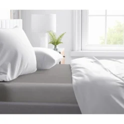 Matras Hoeslakens*Beddenbriljant Matras Hoeslaken 100% Katoen-Satijn Grijs